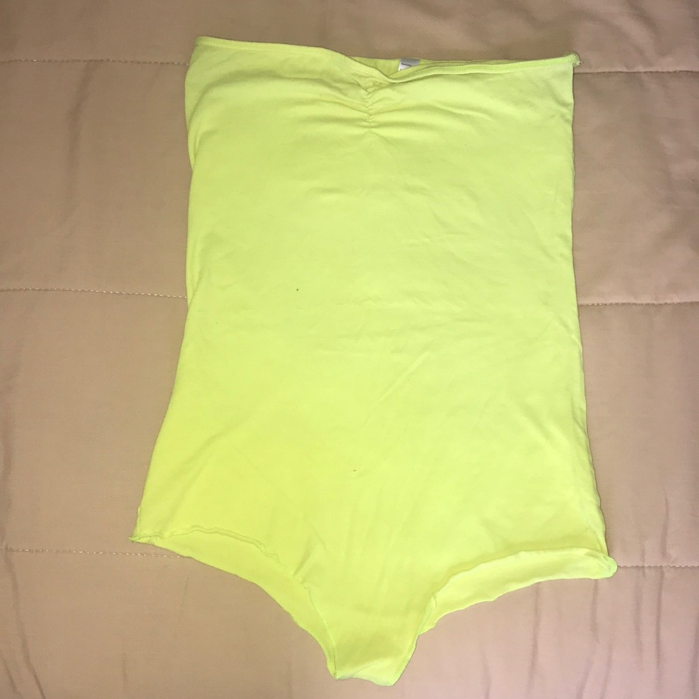 Neon Yellow Bodysuit